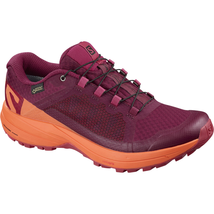 Salomon XA ELEVATE GTX® W Zapatillas Trail Running Mujer - Rojas Oscuro / Naranjas - Colombia (48065